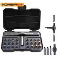 24in1 Multifunction Ratchet Screwdriver Set Multi Magnetic Bits Mini Repair Tool Kit Household Tool For PC & Desk Etc.