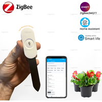 Zigbee Soil Moisture Tester Meter Temperature Humidity Soil Sensor For Tuya Smart Home 2MQTT Garden Automation Irrigation System