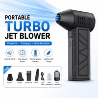 Turbo Jet Fan 160000RPM Bezszczotkowy dmuchawa Mocny elektryczny dmuchawa powietrza Odkurzacz do kurzu Przenośny odkurzacz do kurzu Silny wentylator Śnieg