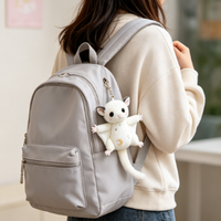 Cute Animal Plush Pendant Toy Sugar Glider Small Doll Keychain Schoolbag Charm Plush Doll