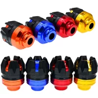 2pcs Wheel Protection Motorbike Crash Pads Colorful Protector Motorcycle Crash Protect Motocross Crash Pad Wheel Frame Slider