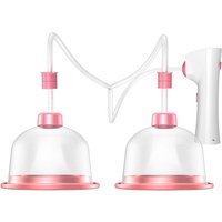 Electric Breast Massager Enlargement Chest Vacuum Pump Anti-Chest Sagging Double Suction Cup Breast Massage Machine