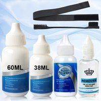 Wig Adhesive Waterproof Lace Glue Invisible Hair Bonding Glue For Toupee Frontal Closure Hair Replacement Adhesive Ghost+Remover