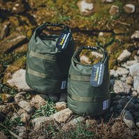 Overhills round Bottom Roll Mouth CODURA Storage Bag Pot Stove Lunch Box Outdoor 500D Nylon Camping Picnic Supplies