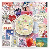 10/30/50pcs Fairy Tale Series Cartoon Aesthetic Stickers Kawaii Girl Gift Decoration Decal DIY Phone Luggage Guitar Cute Sticker