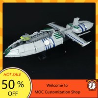 4126PCS UCCS Munificent-Class Frigate Space War Military MOC Starfighter Battle Christmas Puzzle DIYAssembly Birthday Toy Gift