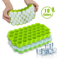 Ice Cube Maker Silicones Ice Mould Honeycomb Ice Cube Tray Magnum Silicone Mold Forms Food Grade Mold for Whiskey Cocktail