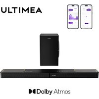 ULTIMEA 360W 3.1.2ch Sound Bar with Dolby Atmos, Surround Sound System for TV with 6.5" Subwoofer, Sound Bar for Smart TV