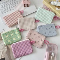 Portable Small Fresh Coin Purse Girls Portable Key Lipstick Storage Bag Travel Document Bag Kids Cute Purse Coin Pouch Card Bag
