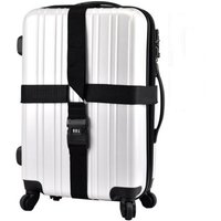 cipher lock Travel Belt Trolley Seat Belt Luggage Packing Box Cross Strap Suitcase Packing Seat Belt Reinforced Adjustable Strap