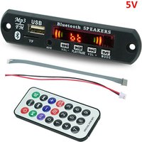 Wireless Bluetooth 5.0 5V MP3 Board Car Audio USB TF FM Radio Module MP3 Player with Remote Control