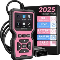 2025 Latest Obd2 Scanner Fault Code Reader and Eraser - Heavy Duty Vehicle Engine Fault Diagnostic Tool, Supports Real-Time Data Stream, I/M Readiness, Ecu Reset, Suitable for Obdii/Eobd Vehicles from