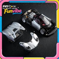 Almost Real 1/64 Pagani Zonda F Geneva Motor Show Edition Diecast Model Car Simulation Collection Cars Room Display for Boy Gift
