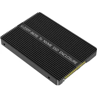 U.2 to NVME Adapter 2.5inch Metal Case SFF-8639 PCI-E U2 to M2 M Key Riser Board + Enclosure Socket M.2 SSD Box Converter for PC