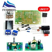 LM317 Adjustable Power Supply Kit Continuous Adjustable DC Power Supply DIY Teaching Training Parts