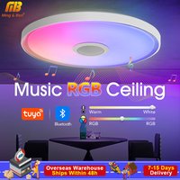 MING&BEN LED Deckenleuchte Musik Licht Lautsprecher TUYA Smart APP RGB Dimmer Fernbedienung Bluetooth Schlafzimmer Wohnzimmer Dekoration