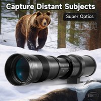 JINTU 420-1600mm f/8.3 Super Manual Telephoto Lens for SONY A58 NEX-3NL A7 A7R A6000 A6500 HX300 RX100II HX50 Mirrorless Camera