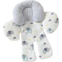 Car Seat Head Support Baby Car Seat Insert Cushion Ergonomic Carseat Liner For Stroller Comfort Long Road Trips Family Outings
