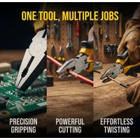 High strength cable industrial pliers,Large opening design, multifunctional tools, suitable for twisting and clamping metals.