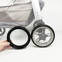 Stroller Wheel Tire For Uppababy Cruz V1 Back Wheel Tyre PU Tubeless Full Compatible DIY Baby Buggy Replace Accessories