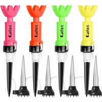 Caiton 4 Color Height-Adjustable Golf Tee – 78-88mm, 360° Rotating, ,Octopus Design, Stable & Durable, Shock-Resistant.