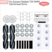 For Ecovacs Deebot T20 OMNI/T20 Max/T20 Pro Accessories Main Side Brush Mop Cloth HEPA Filter Dust Bag Replacement Spare Parts