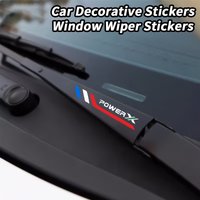 2PCS/4PCS Power X Sport Style Sticker, Red Blue White Vinyl Decal for Car Truck SUV Motorcycle Helmet