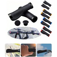AliExpress pinmoap PINMOAP 2PCS Bicycle Handlebar Cover High-Quality Shock-Absorbing Rubber Meatball Anti Slip Lockable Handle Handlebar Cover