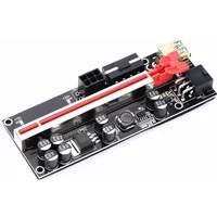 NEW Riser Card VER009S Plus PCI-E 009S Plus PCIE X1 to X16 4Pin 6Pin Power for Graphics Card GPU Miner Mining 60CM USB 3.0 Cable