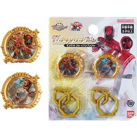 In Stock Bandai Dx Kingohger & Boonboomger Sentai Ring Set For No.1 Sentai Gozyuger Transformation Accessory Cosplay Prop Toy