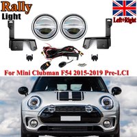 A Pair LED Spotlights Rally For Mini Clubman F54 Cooper S 2015 2016 2017 2018 2019 Fog Lights Wirings Signal Lamp Direct Replace