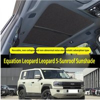 Electrostatic Adsorption Sunroof Sunshade For DYB Leopard 5 Panoramic Roof UV Heat Insulation Car Accessories