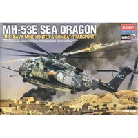 Academy Plastic Assembled Aircraft Model Kit 12703 MH-53E Sea Dragon U.S. Navy Mine Hunter & Combat Transport 1/48