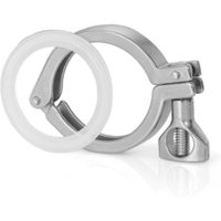 1Pcs Pipe clamp 1.5" 2" 2.5" Tri Clamp 50.5/64mm Ferrule 304 Stainless Steel Tri Clover Sanitary Fitting for home Brewing