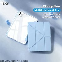 3+Y Fold iPad Flip Case, Compatible with iPad 10th/11th Gen 2025, iPad 7/8/9 Gen 10.2 Inch, iPad Air 4/5/6/7 11 Inch, iPad Air 2