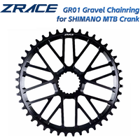 ZRACE GR01 Gravel / MTB Chainring, 40T 42T 44T, for SHIMANO M9100 / M8100 / M7100 / M6100 / MT900 Crank