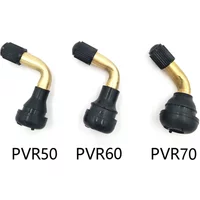 2pcs Tubeless Tyre Valve Stems Bicycle Valves For Motorcycle Electric Scooter Bike PVR70 60 50 45 Degree Bike Accessories