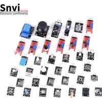 45 in 1 Sensor Modules Starter Kit with Breadboard Jumper Wires Learning Experiment Set for Arduino UNO R3 Mega2560 Raspberry Pi