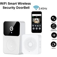 Phone Visual Doorbell Camera WiFi 2.4G Intercom for APP Remote Voice Change Security Welcome Doorbell Outdoor use Dry Battery