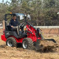 CE Landward Custom Farm Loader 2.5-Ton Compact Loader Hydraulic Wheel Loader Mini Loader Europe Hot Sale W1160 Loader Wholesale