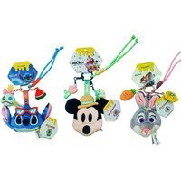 Genuine Disney Plush Small Judy Mickey Hangings Keychain Christmas Birthday Gifts Doll Summer Beach Stitch Couple Bag Pendant