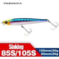 TSURINOYA 85S 105S Short Lip Heavy Fishing Lure Sinking Pencil AIRAZOR 85mm 20g 105mm 30g Long Casting Lipless Sea Fishing Lure