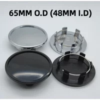 4pcs ABS 65mm (48mm Inner ) Blank Car Wheel Center Caps Universal Styling Accessories for Porsche Macan Rim Hubcaps Cover 47K65