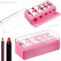 【SSummer10】5 Holes Sharpener Multi-functional Pencil Sharpener With Lid For Eyeliner Lipliner Pencils【SS】