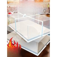 Extra Large Rectangular Cake Box Transparent Celebration Graduation Festival Company Annual Meeting Cake Packaging Bakery Sup...