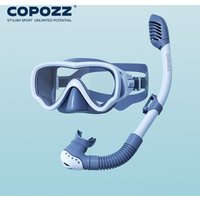 COPOZZ Diving Mask Kids Full Face HD Anti Fog Scuba Mask Underwater Snorkel Mask Set Kids Swimming Snorkel Diving Equipment