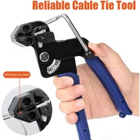 Cable Ties Plier Stainless Steel Locking Tie Hand Wrap Tool Multi-Purpose Cutting Tension Automatic Zip Tie Gun Durable