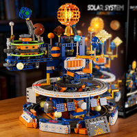 Mechanical Solar System Planetarium Building Block Set - Architectural STEM Educational Toy & Children's Christmas Gift