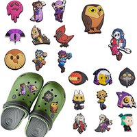 Hot sales 1-20pcs Cartoon The Owl House for Series PVC Shoe Charms Accessories DIY Sandal Wristbands Decorations Party Gifts