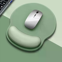 Ergonomic Mouse Pad with Gradient Colors Wrist Support Soft Cushion Non Slip Base for Laptop Desk